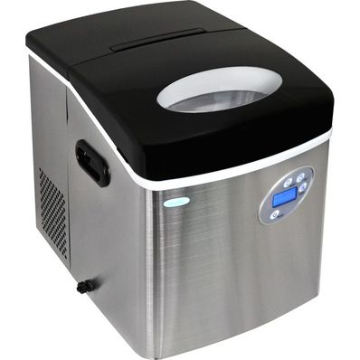 NewAir AI-215SS Stainless Steel 50 Lb. Large Countertop Portable Ice Maker